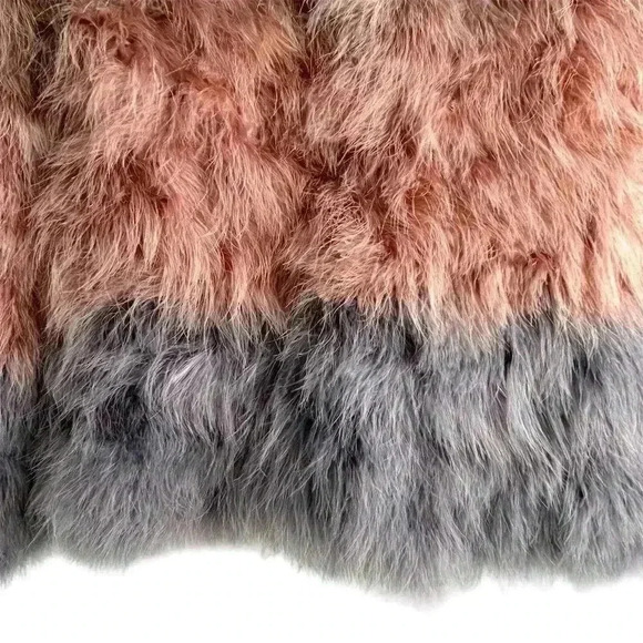 Pello Bello Women's Multicolor Feather Jacket Size M Party/Cocktail - Picture 10 of 16